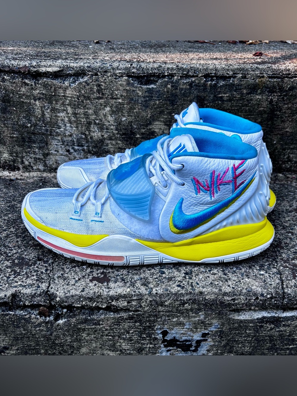 Nike Kyrie 6 'Neon Graffiti Size 12 - Picture 2 of 7